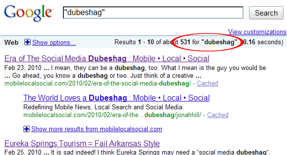 Google Knows The Dubeshag