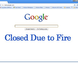 Google Fire Shuts Down Data Centers