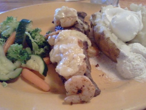 Steak from Applebee's Neighborhood Grill & Bar, Topeka, Kansas