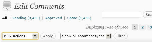 This is What Blog Comment Spam Looks Like to a Blog Owner