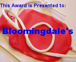 Bloomingdale's Douchebag Award