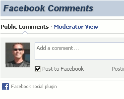 Facebook for Blog Comments