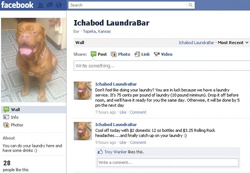 Ichabod LaundraBar Wants to Wash Your Clothes ... Woof!